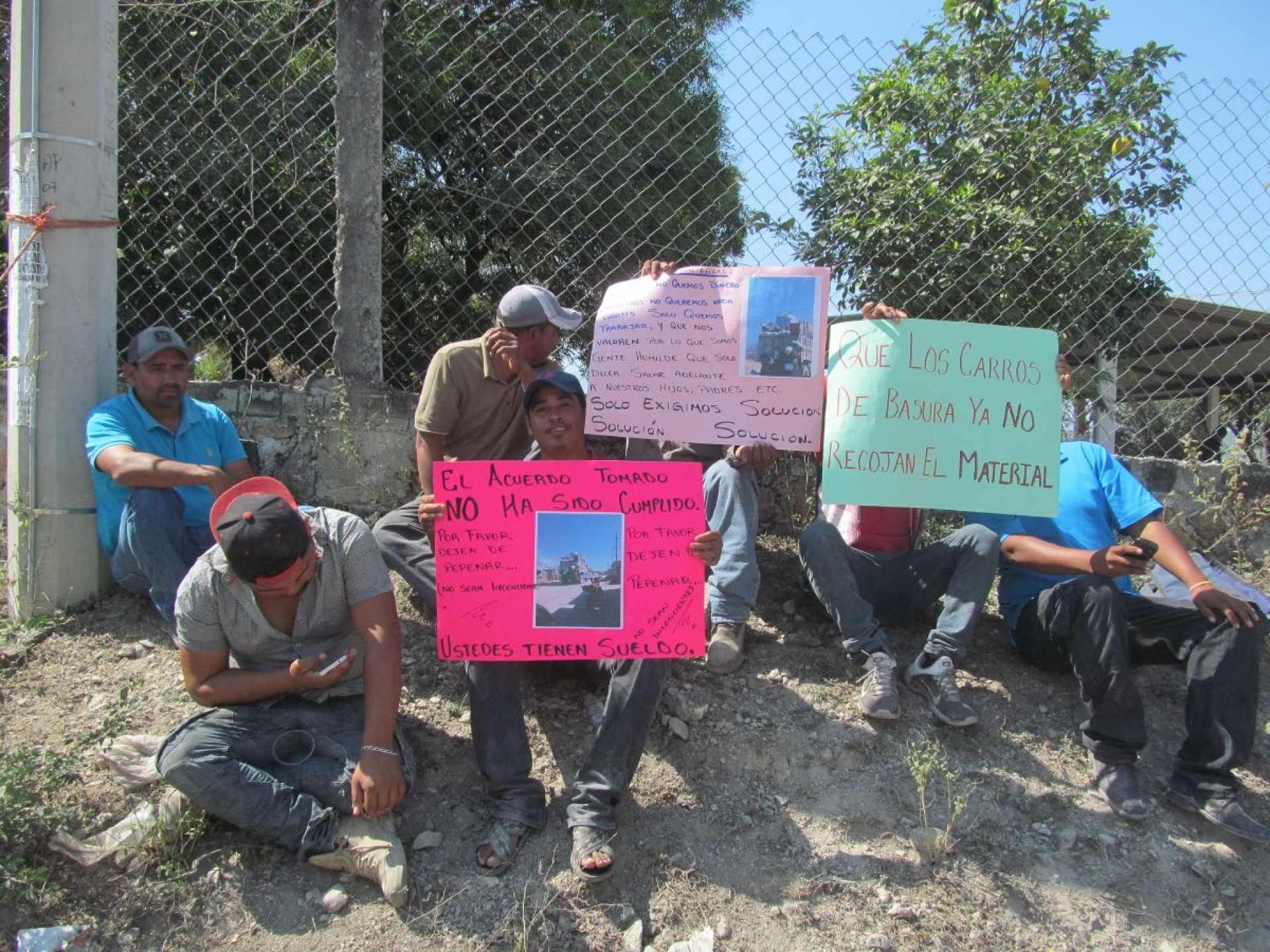 Pepenadores de Jojutla reclaman que los trabajadores no se queden con los reciclables