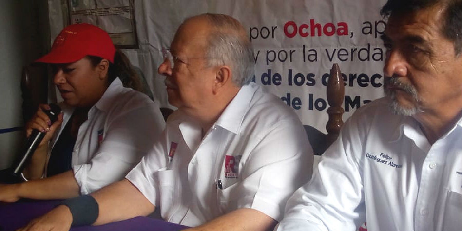 Visita Morelos Rafael Ochoa, candidato del PT a diputado federal y ex dirigente nacional del SNTE