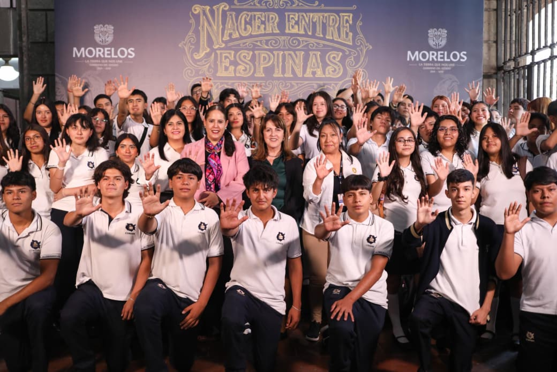 Abre las puertas palacio de gobierno a la exposición 'Nacer entre espinas, creación del estado de Morelos'