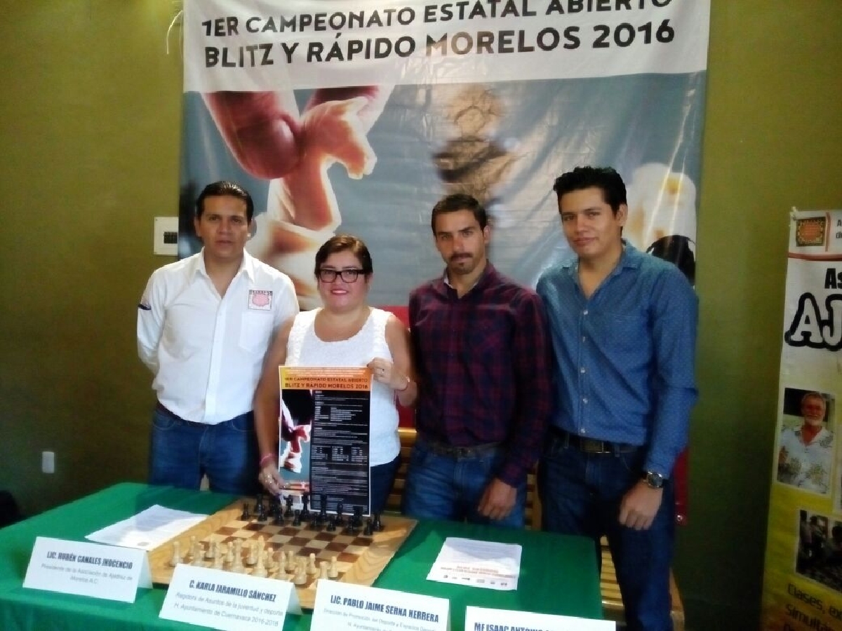 Presentan Campeonato Estatal de Ajedrez