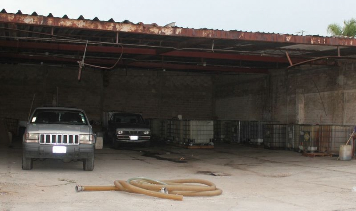Detectan un almacén de gasolina robada