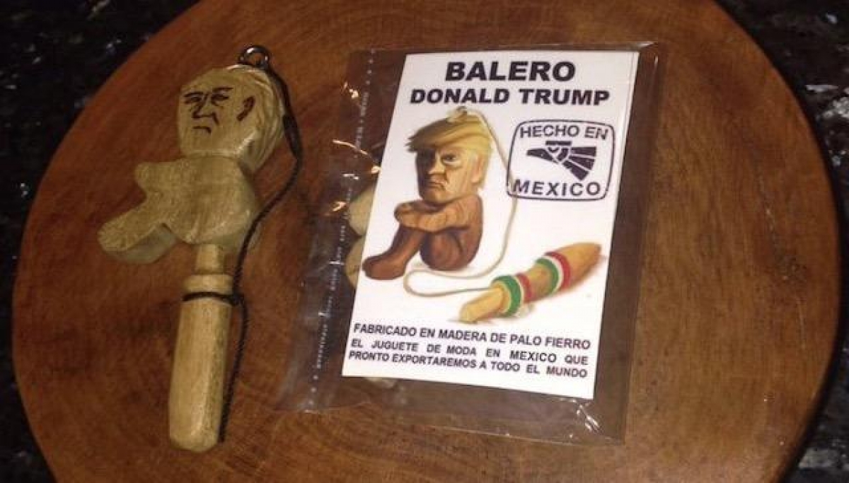 Artesanos crean el "Trump balero"
