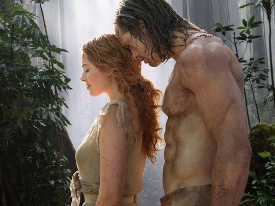 Alexander Skarsgard y Margot Robbie, como 'Tarzan' y 'Jane'