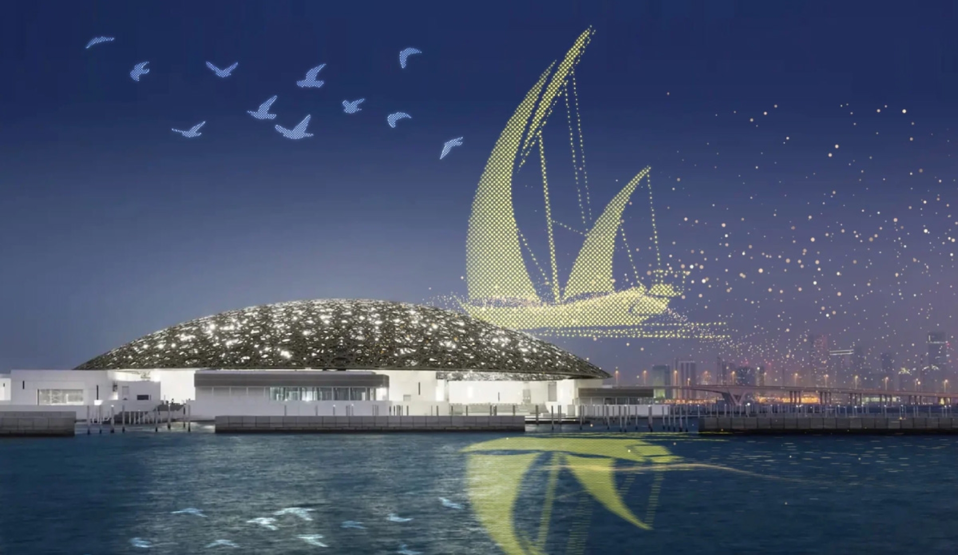 Emiratos Árabes busca liderar el futuro de los espectáculos aéreos con drones