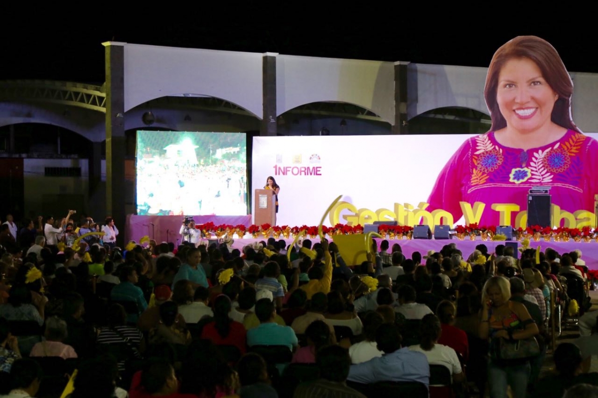 Presenta la diputada Hortencia Figueroa primer informe de actividades legislativas