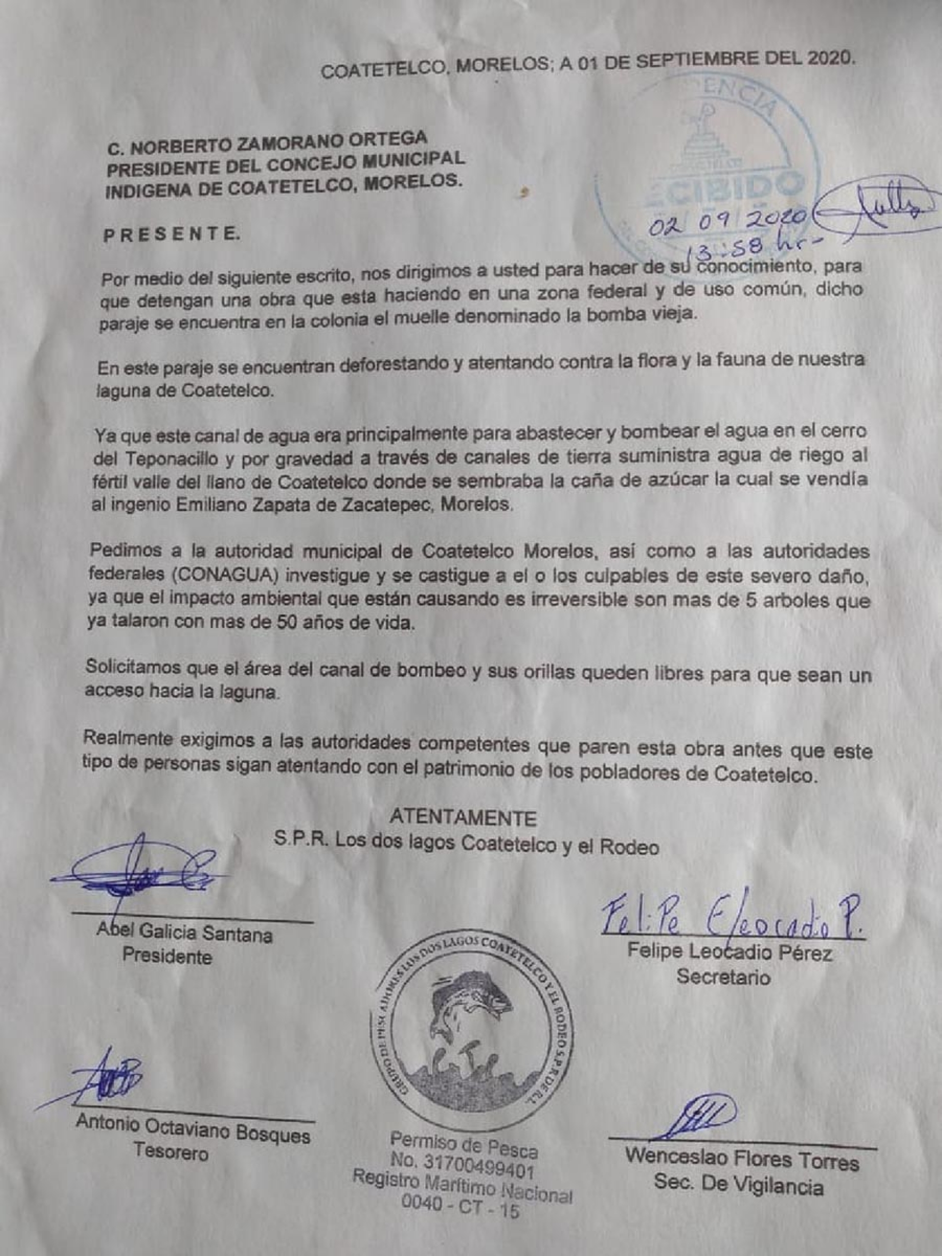 Denuncian devastación de flora en zona de la laguna de Coatetelco