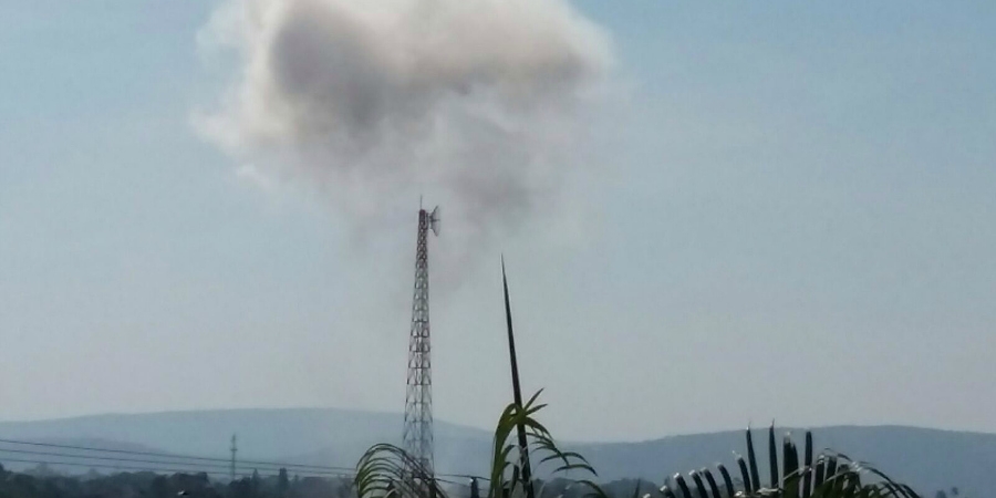 Se registra una explosión en el Quinto Regimiento Mecanizado en Cuautla