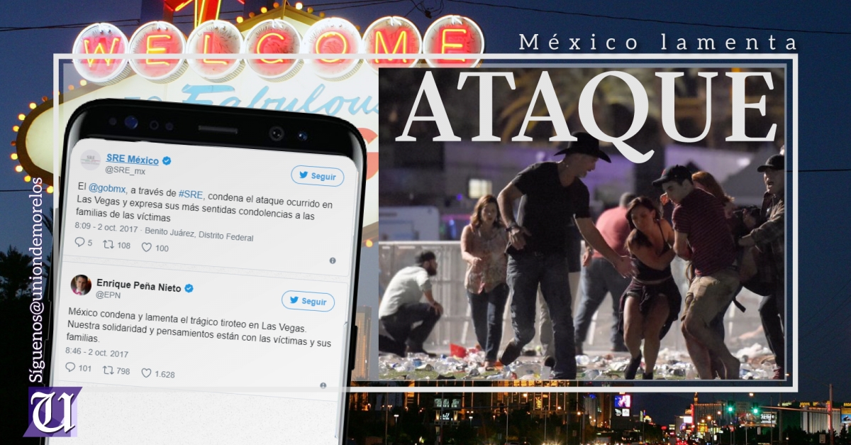 México condena ataque en festival de música en Las Vegas