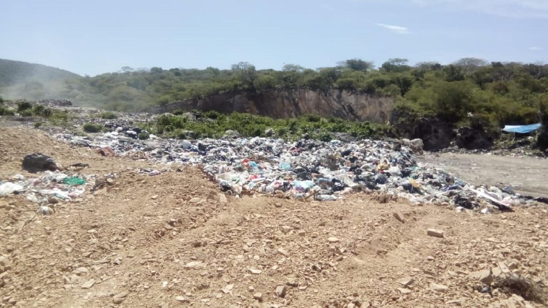 SDS intervendrá en incendio de basurero de Tlaquiltenango