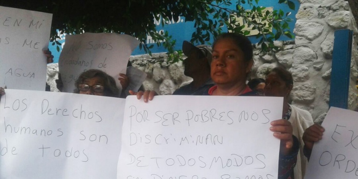 Piden habitantes de la colonia Ampliación Milpillas servicio de agua potable