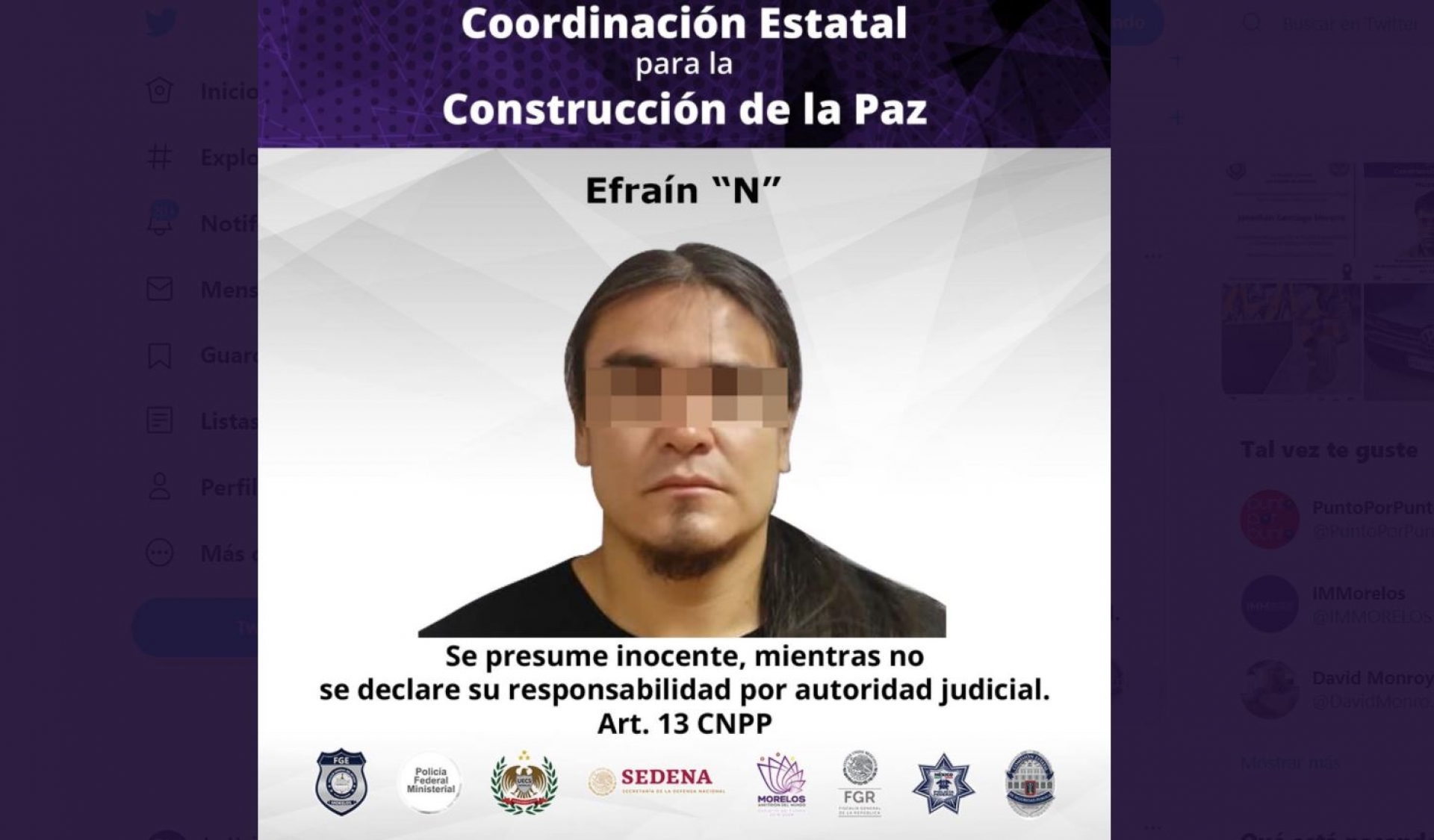 Atrapan a un violador en Tejalpa