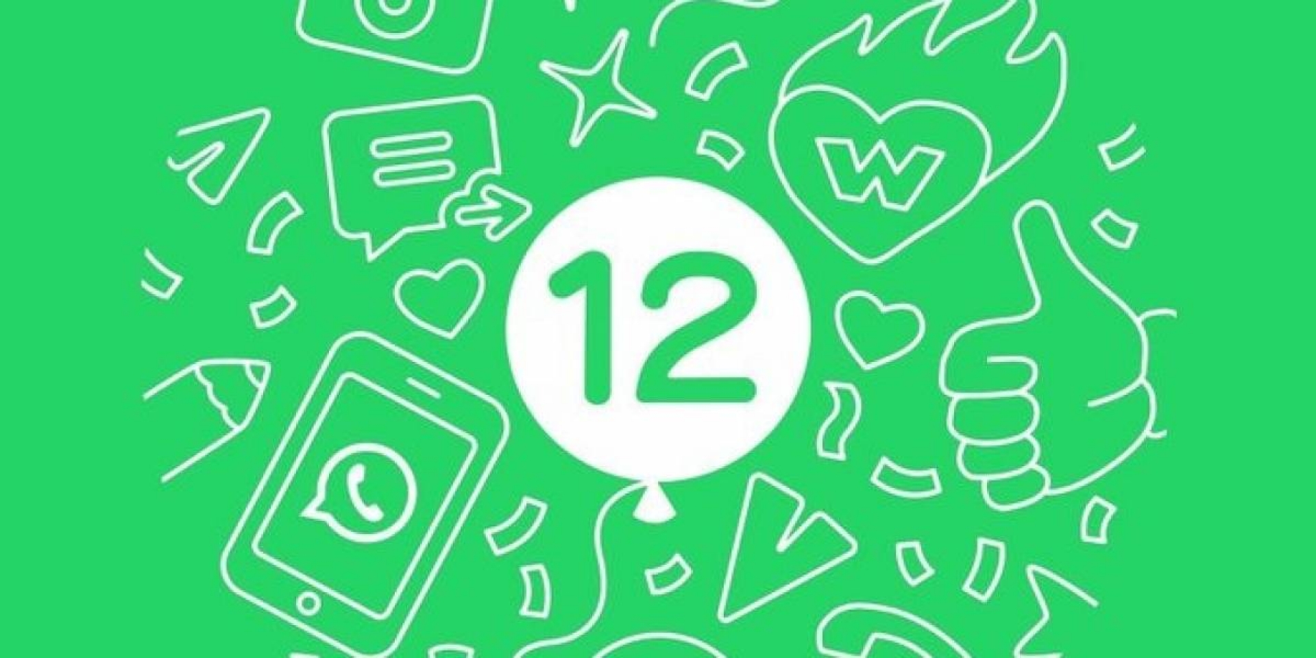 WhatsApp cumplió 12 años y en su mensaje de felicitaciones te recuerdan que van por tus datos