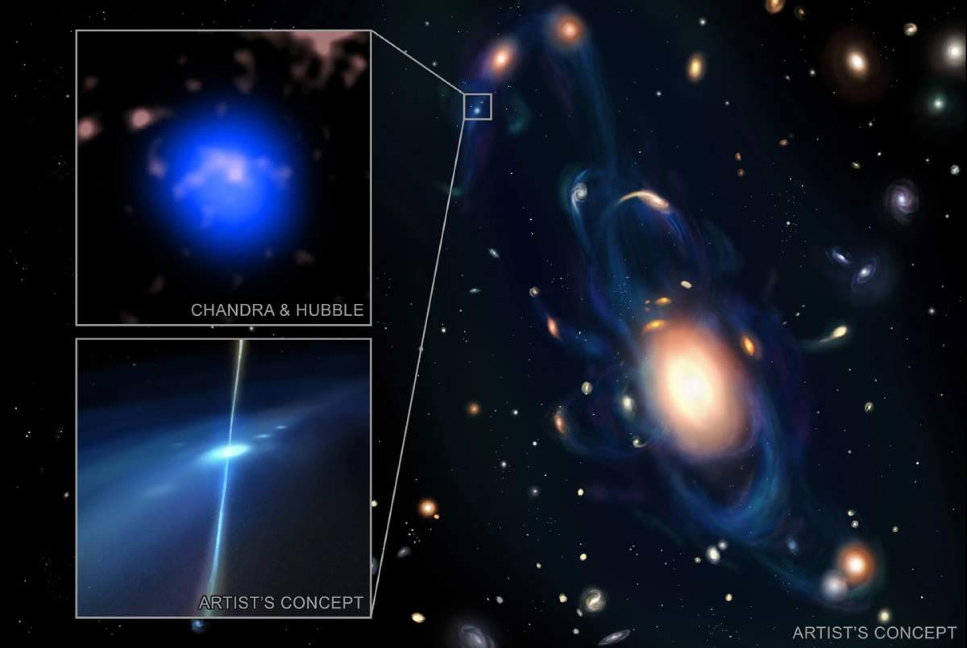 Descubre la NASA colisión de estrellas extremas en un lugar inesperado
