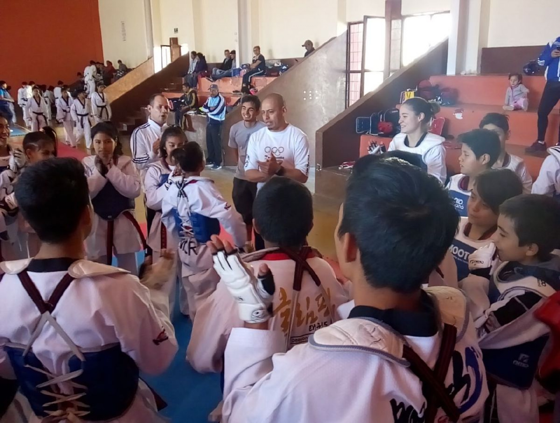 Afina técnica la selección estatal de taekwondo