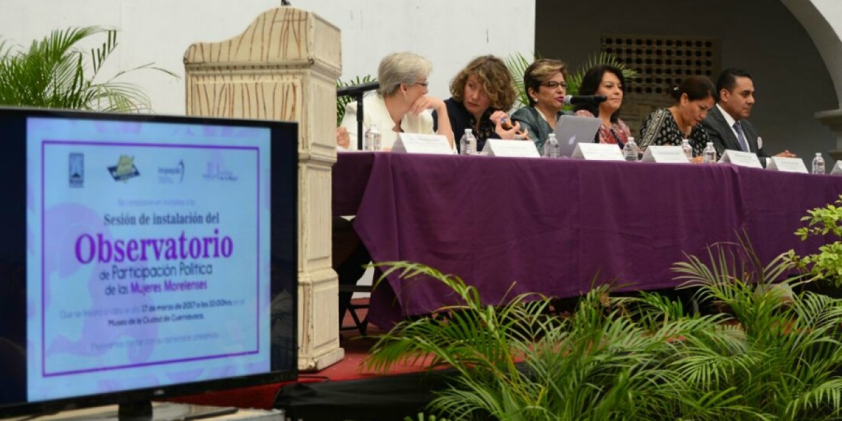 Instalan Observatorio de Participación Política de las Mujeres Morelenses