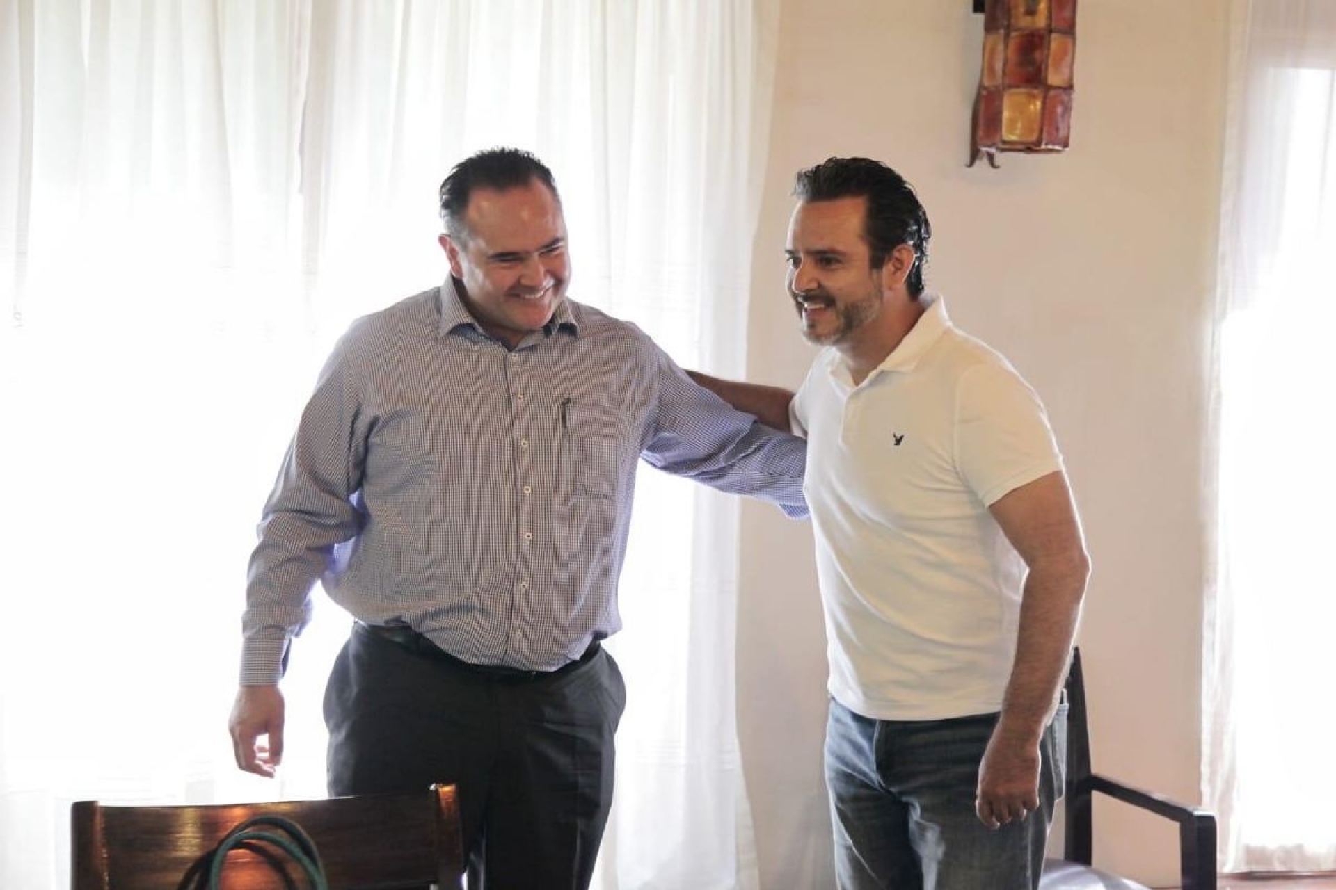 Se reúne Villalobos con el titular de la Coordinación Nacional Antisecuestros Víctor Hugo Enríquez