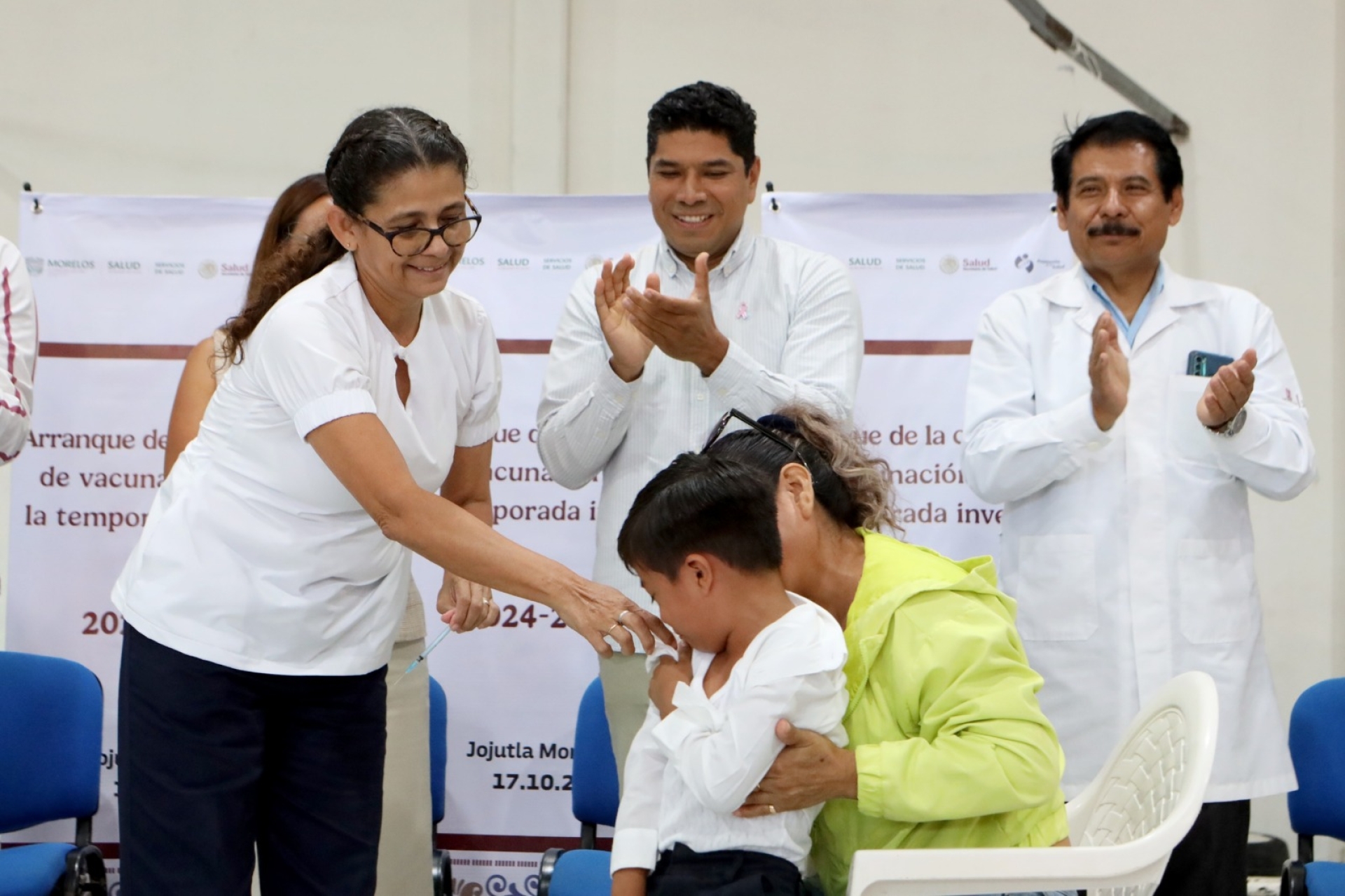 Arranca en Morelos campaña de vacunación para la temporada invernal 2024-2025