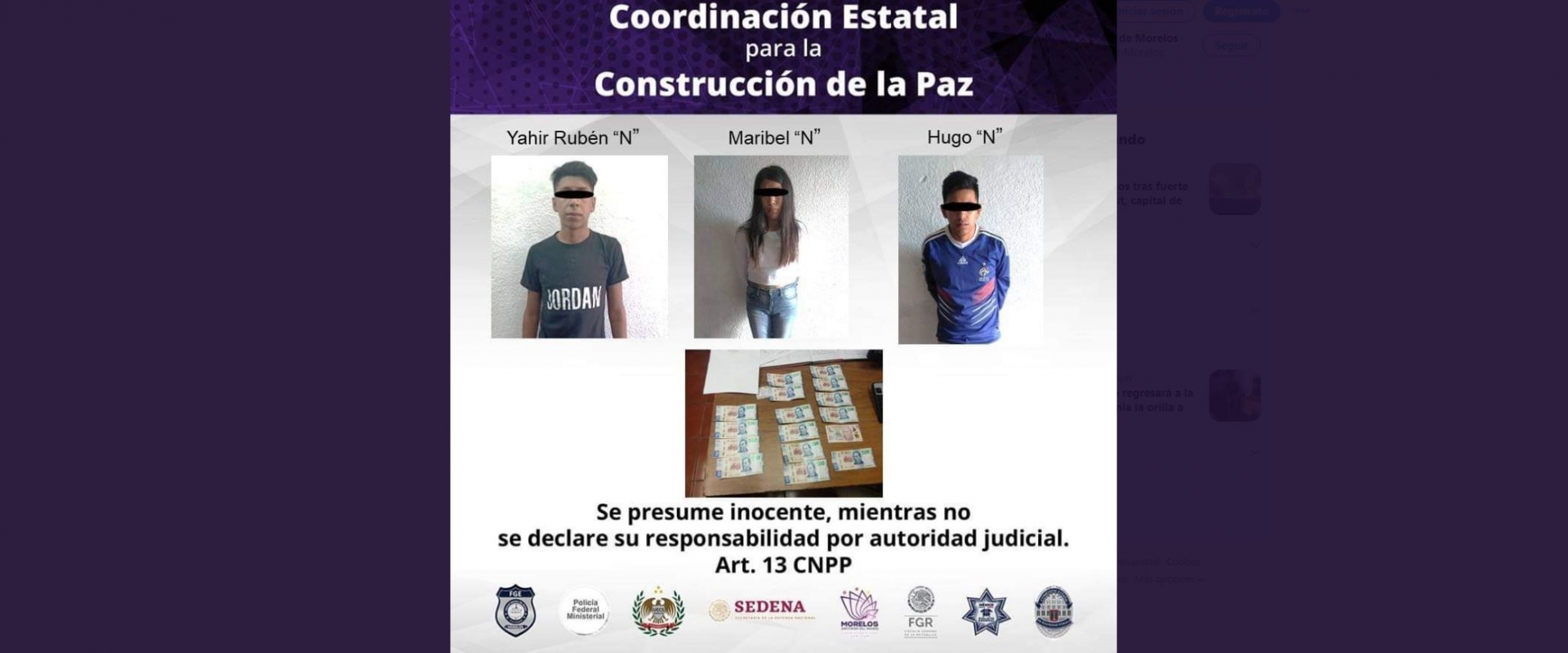 Pagaban con billetes falsos de 500 pesos