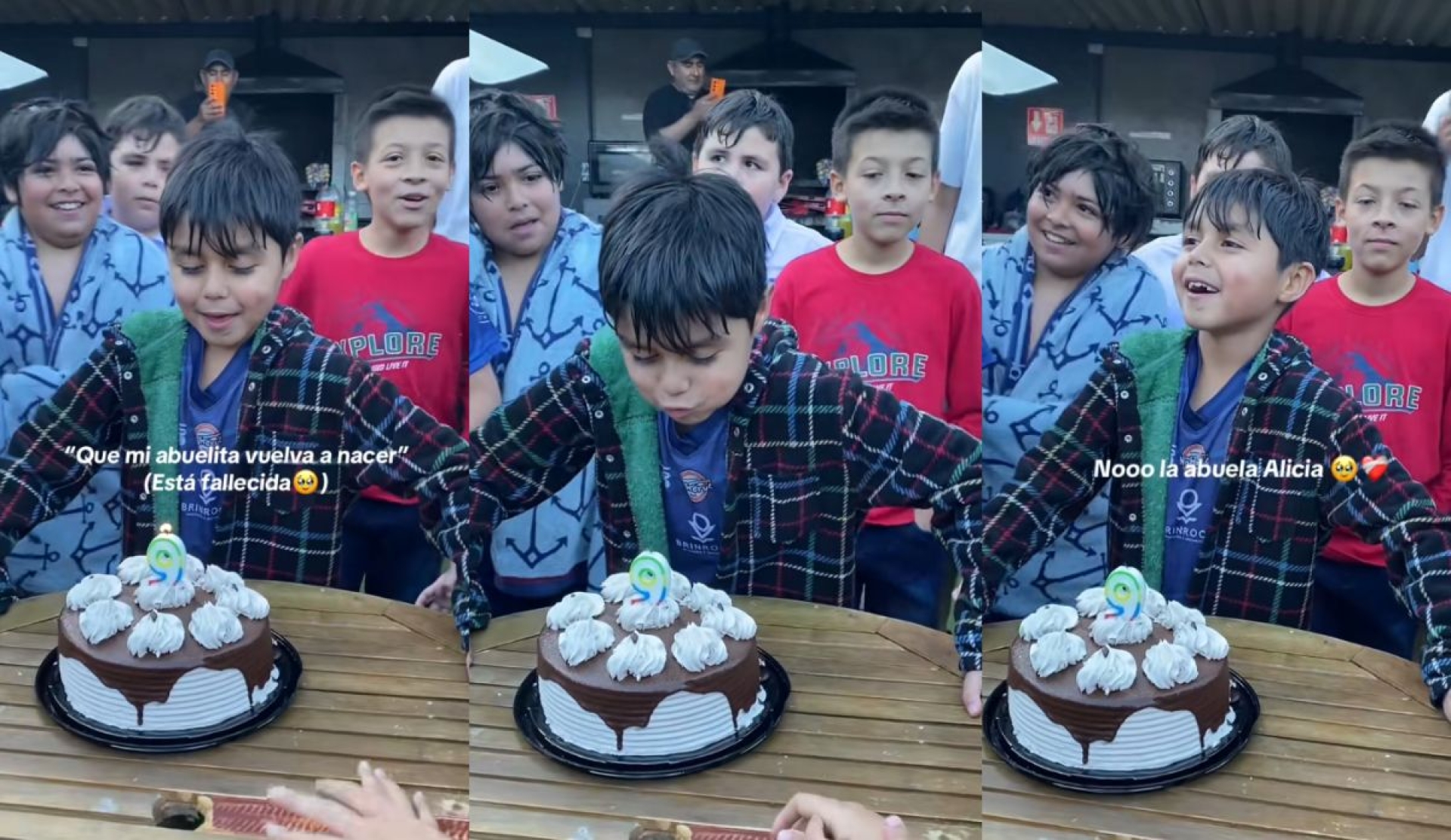 Niño se vuelve viral por conmovedor deseo de cumpleaños: 'Que mi abuelita vuelva a nacer' | VIDEO