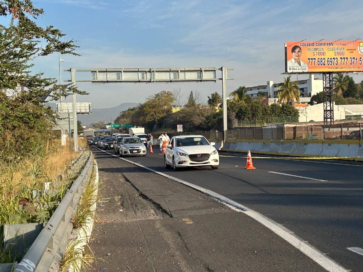 Murió arrollado en la autopista México-Acapulco