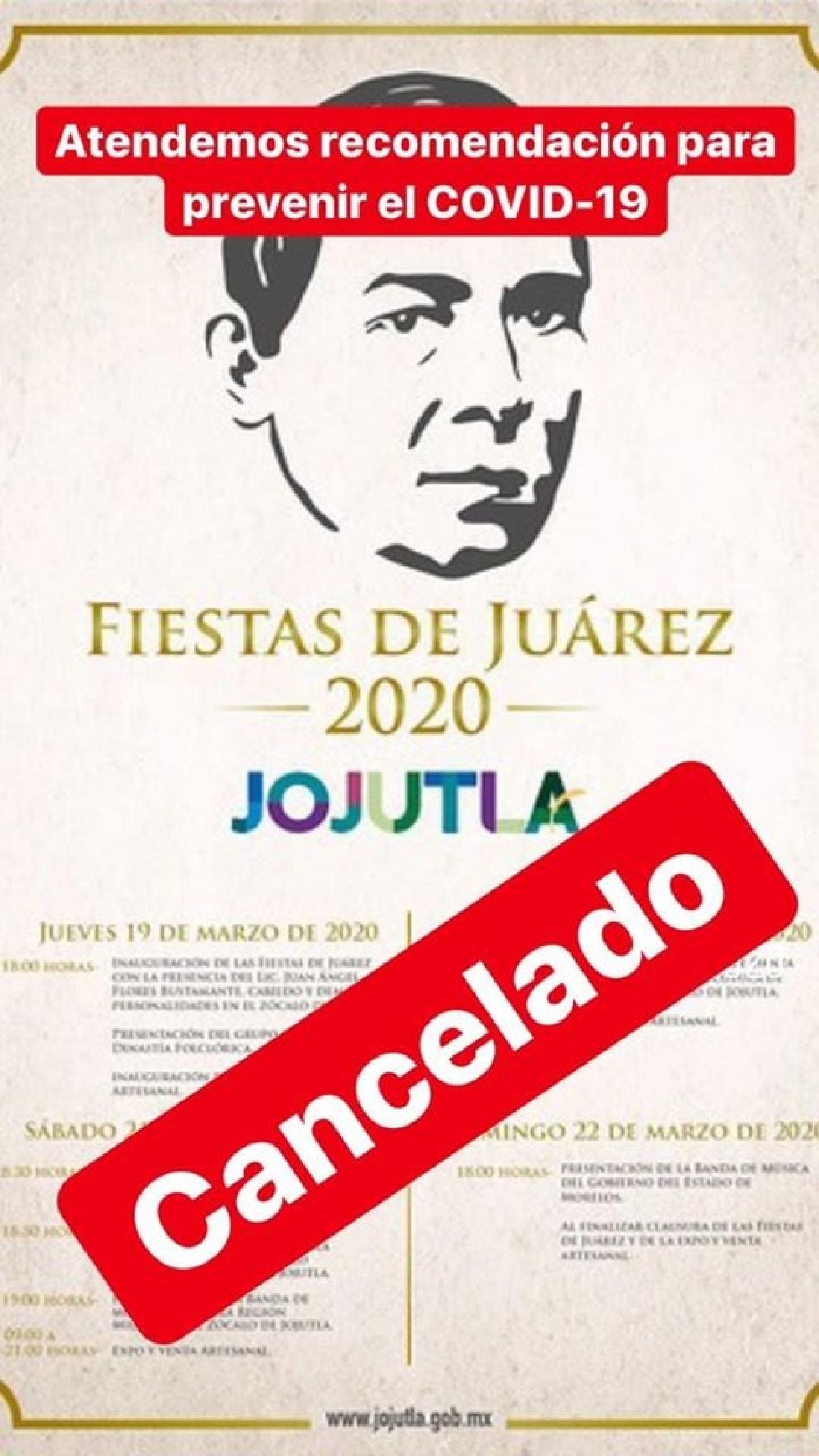 Suspenden feria del libro en Jojutla