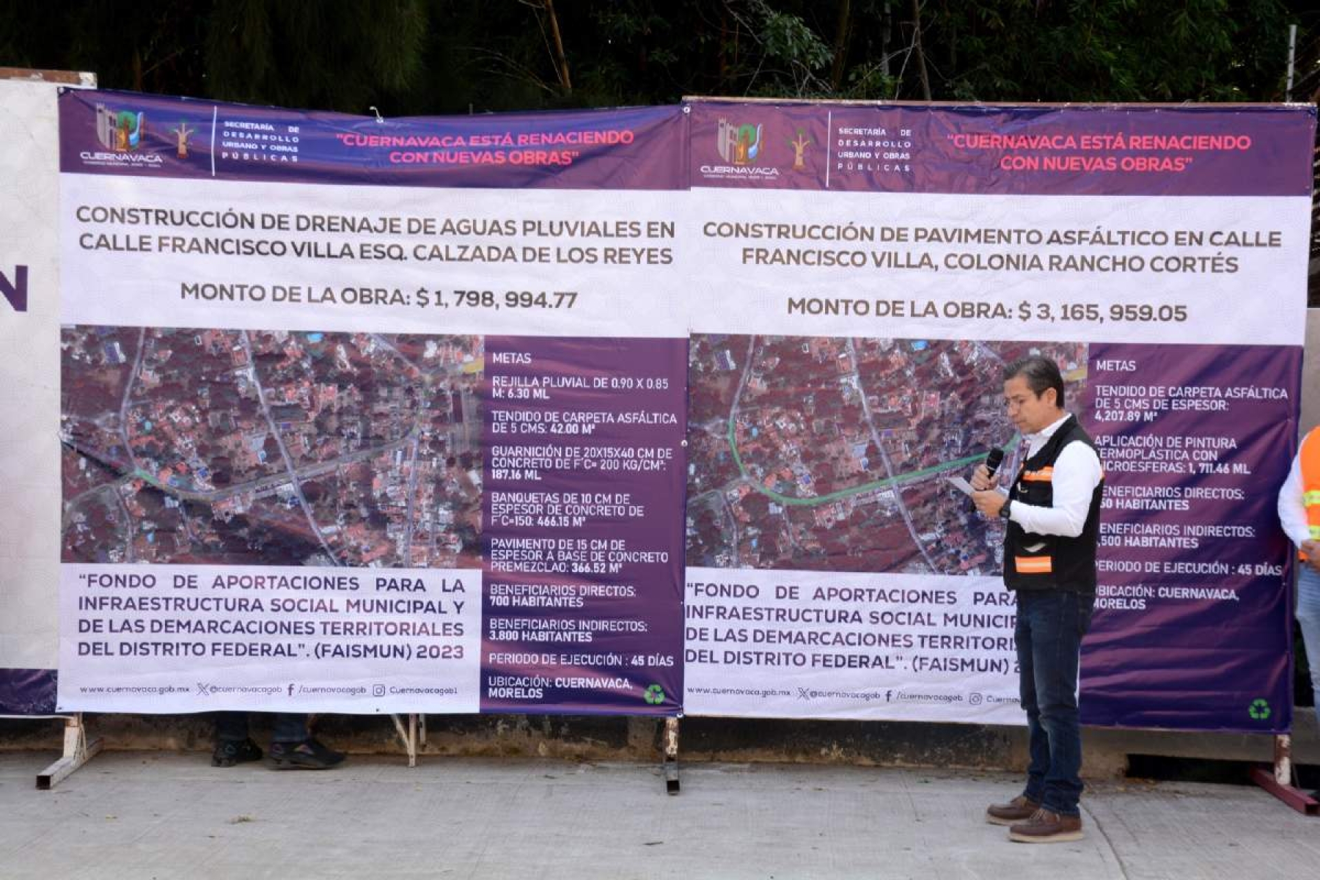 Casi lista, la glorieta de Tlaltenango
