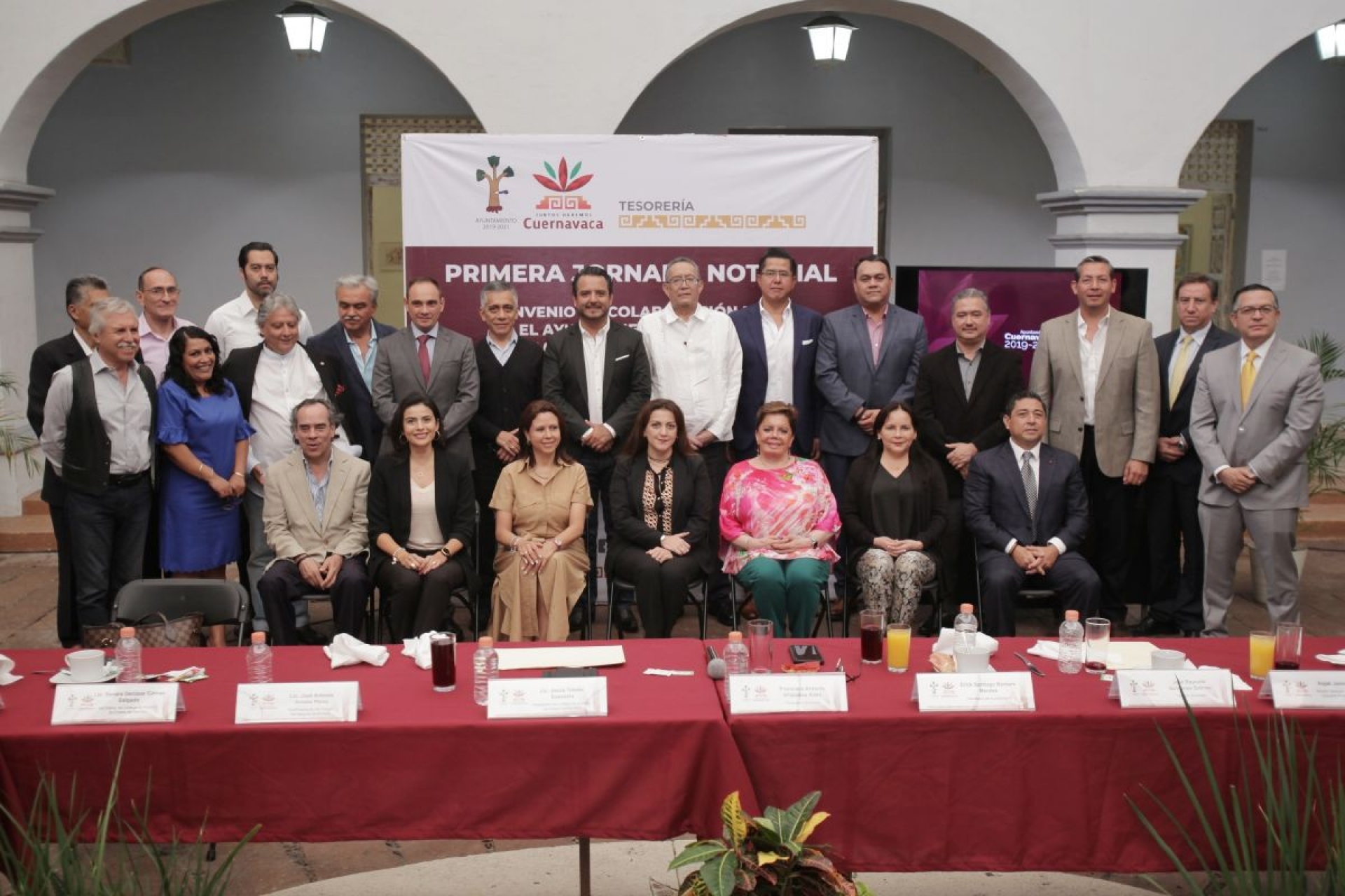 Municipio de Cuernavaca y Colegio de Notarios, trabajando para dar confianza y certeza  jurídica de los Ciudadanos su patrimonio