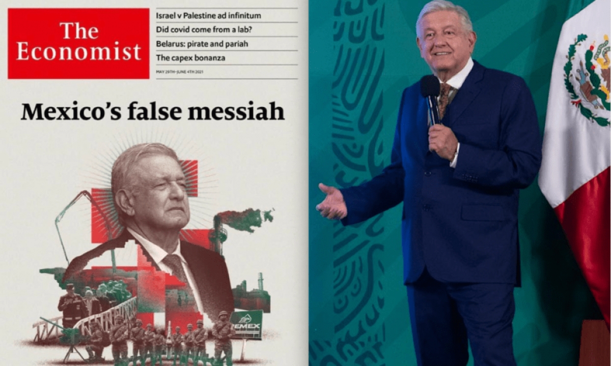 "Majadera, muy grosera y mentirosa": AMLO responde a The Economist