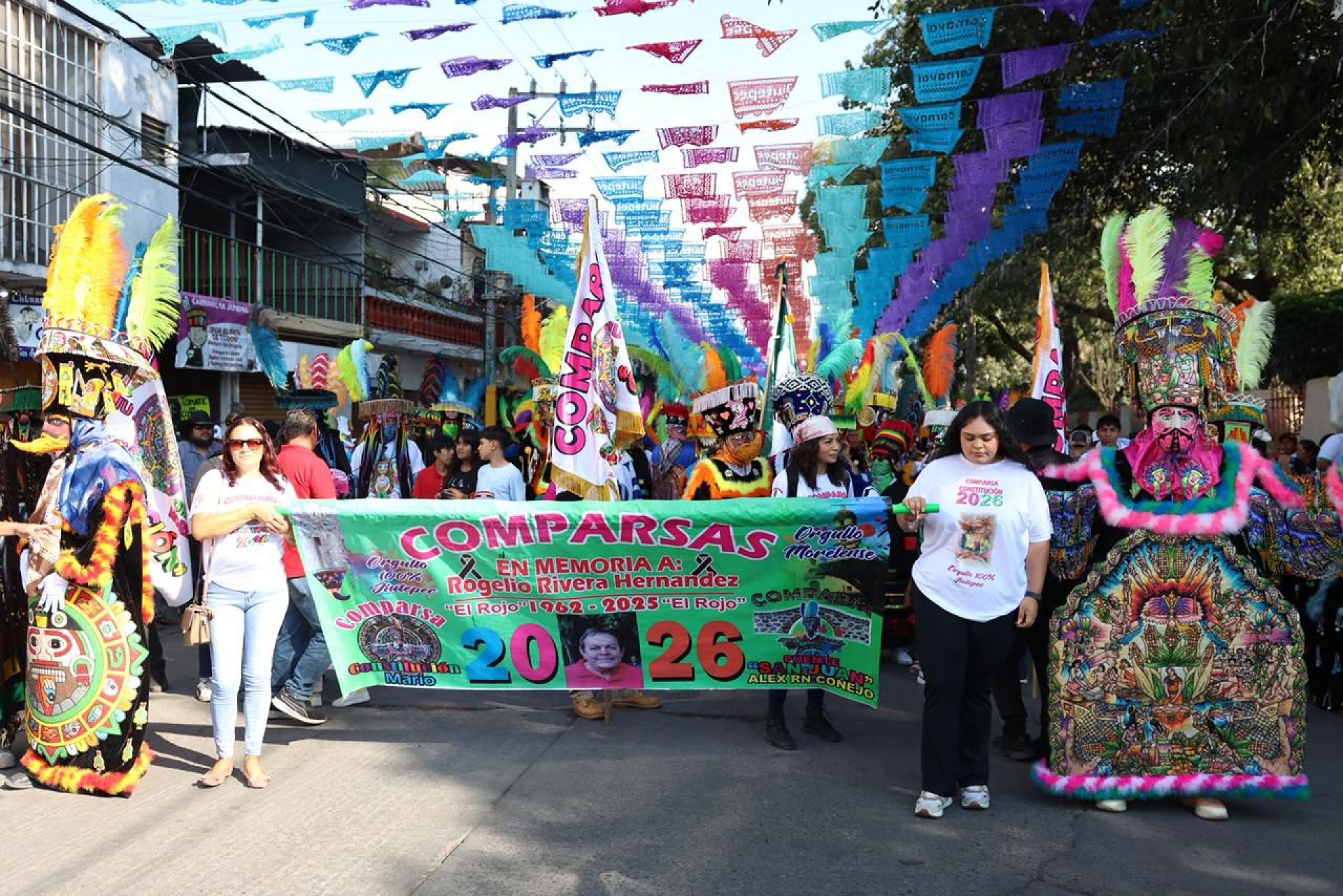 ¡Éxito total el encuentro de comparsas en Jiutepec!