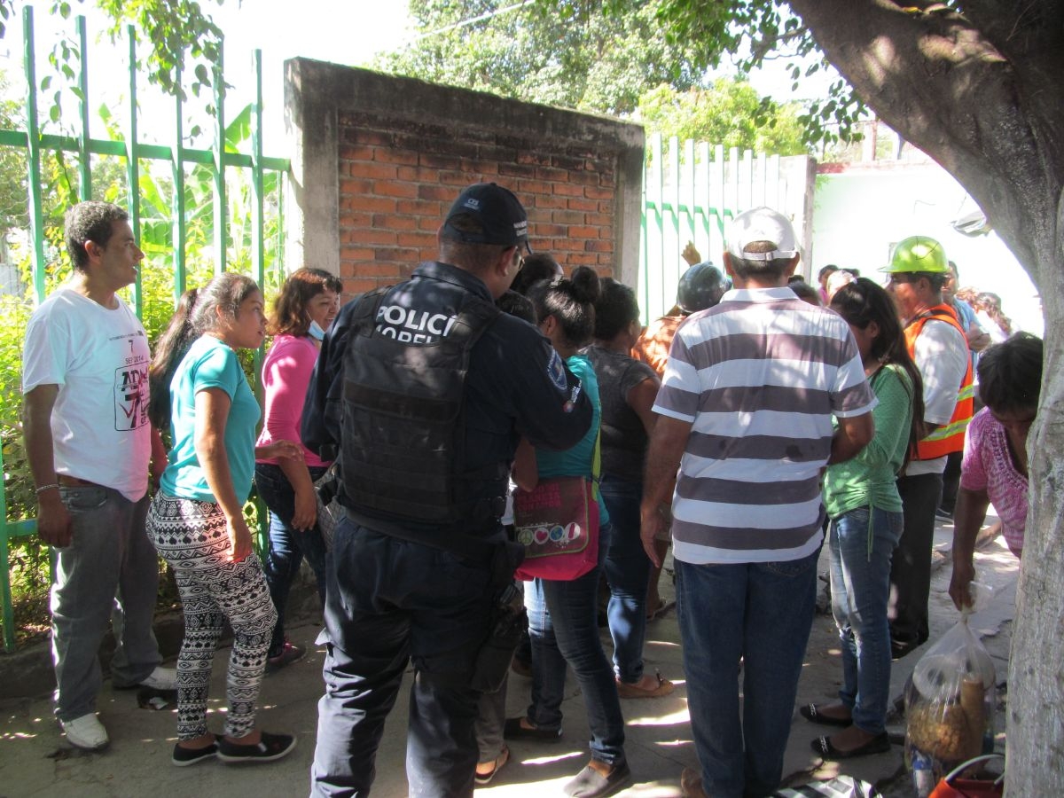 Nuevo conato de violencia en la colonia Zapata por disputa de apoyos
