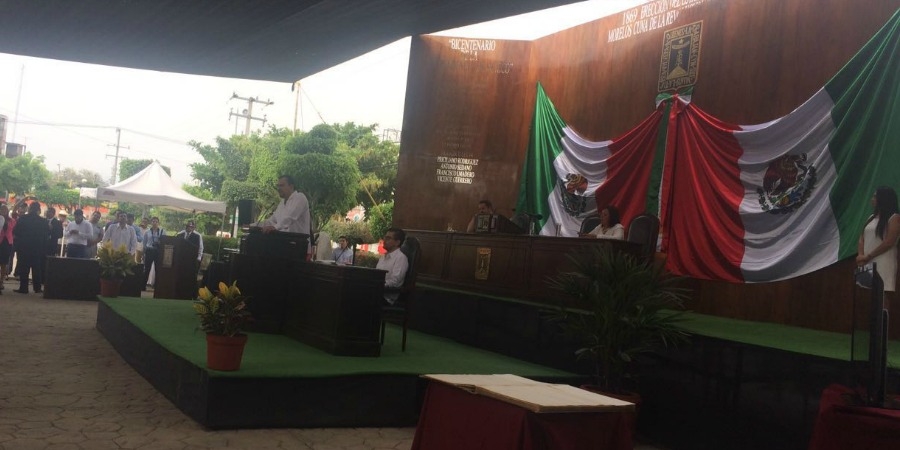 Conmemoran en sesión solemne el Centenario de la Soberana Convención Revolucionaria de Morelos