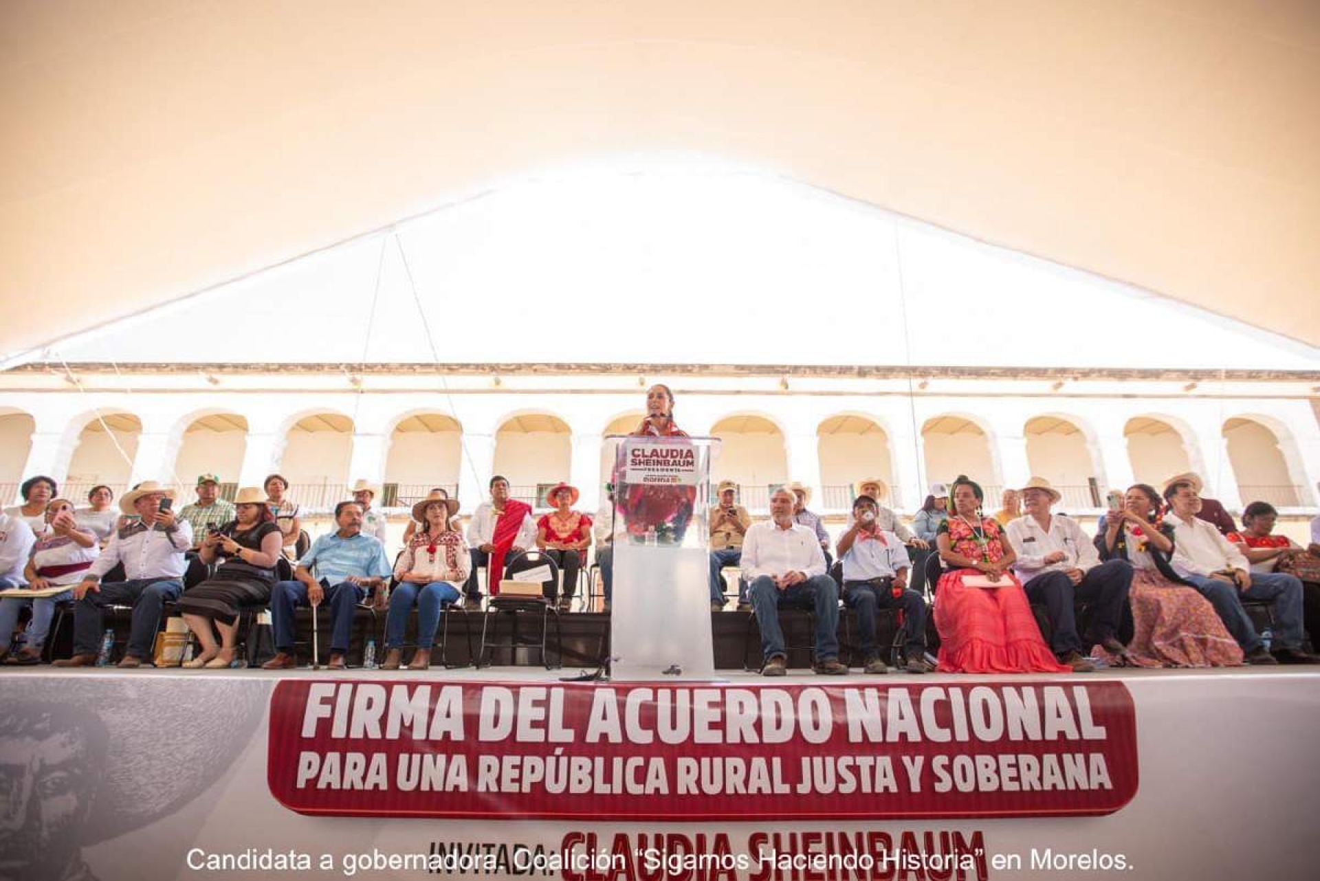 Claudia Sheinbaum firma el “Acuerdo nacional para el rescate del campo 2024-2030”