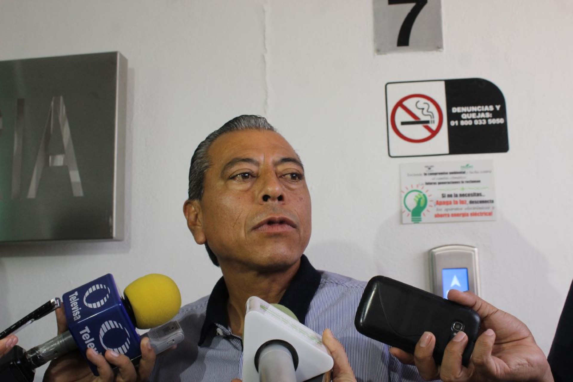 Delegados del STAUAEM realizaron protesta en el campus Chamilpa