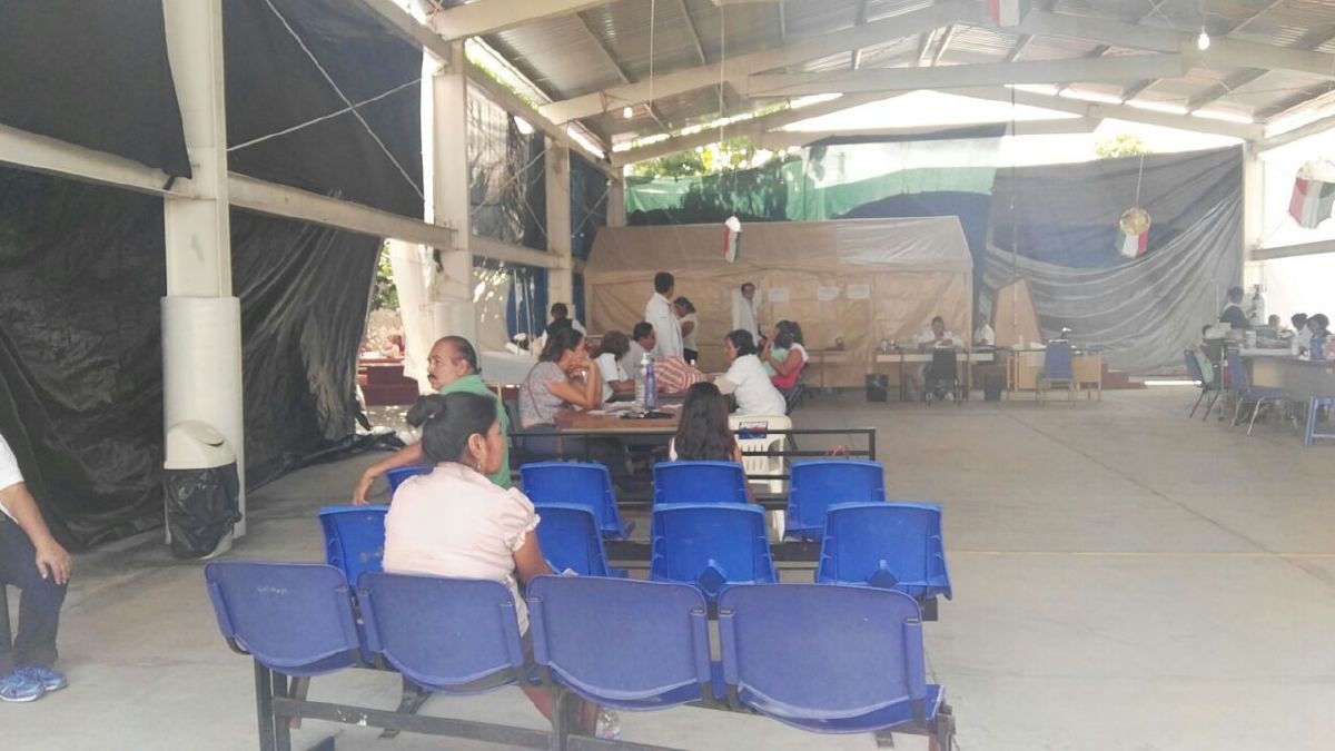 Opera Hospital Comunitario de Puente de Ixtla en kínder mientras es reparado