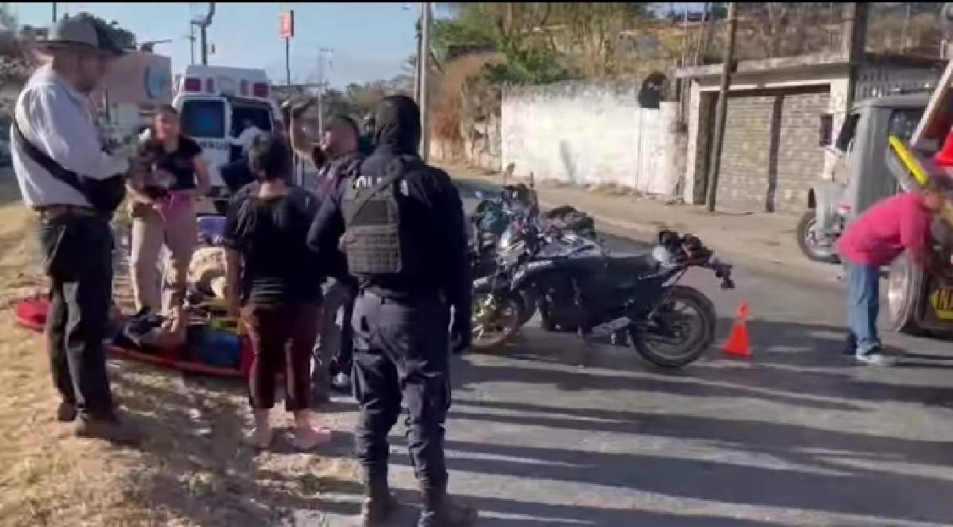 Madre e hijo, lesionados tras choque