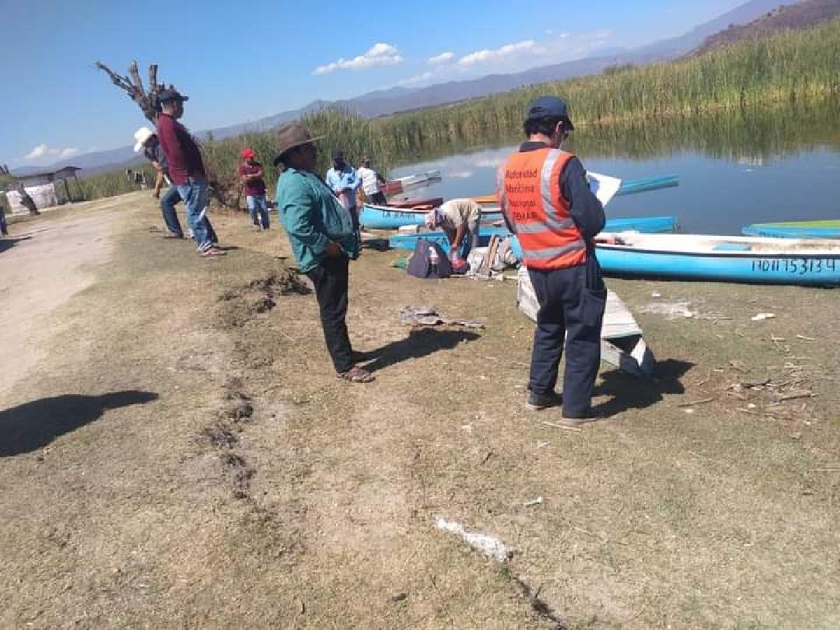 Inspeccionan embarcaciones de pescadores de Coatetelco y El Rodeo