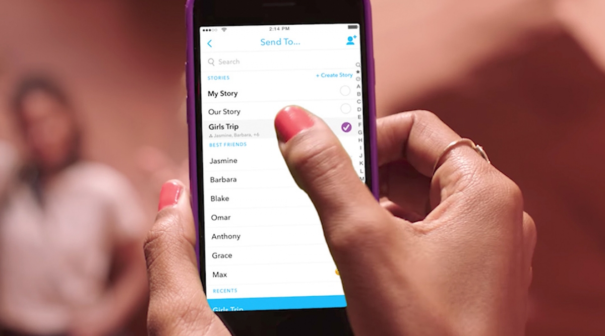 Ahora podrás tener historias privadas y personalizadas en Snapchat