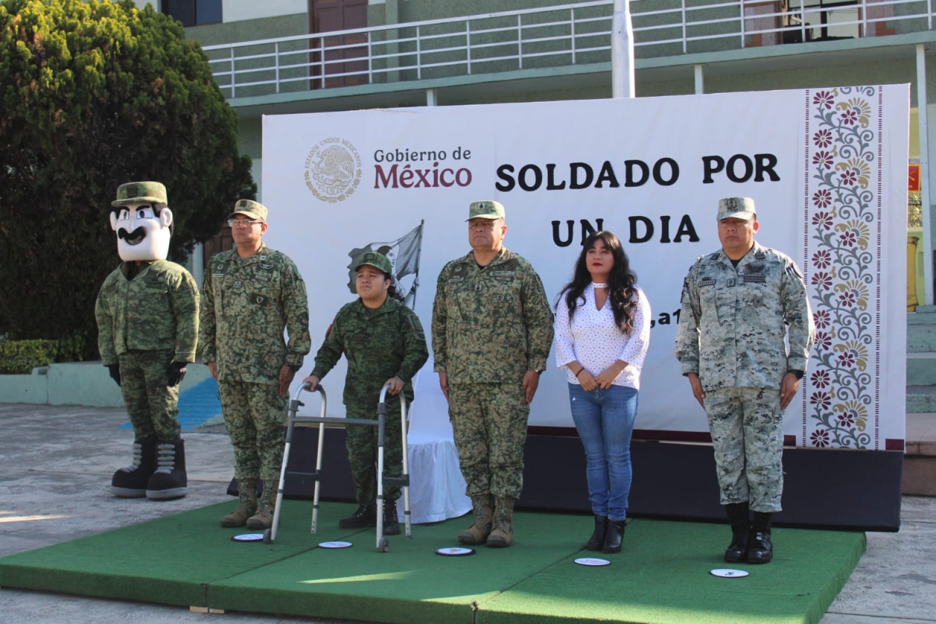Llevan a cabo programa 'Soldado por un día' en el 21 Batallón de Infantería