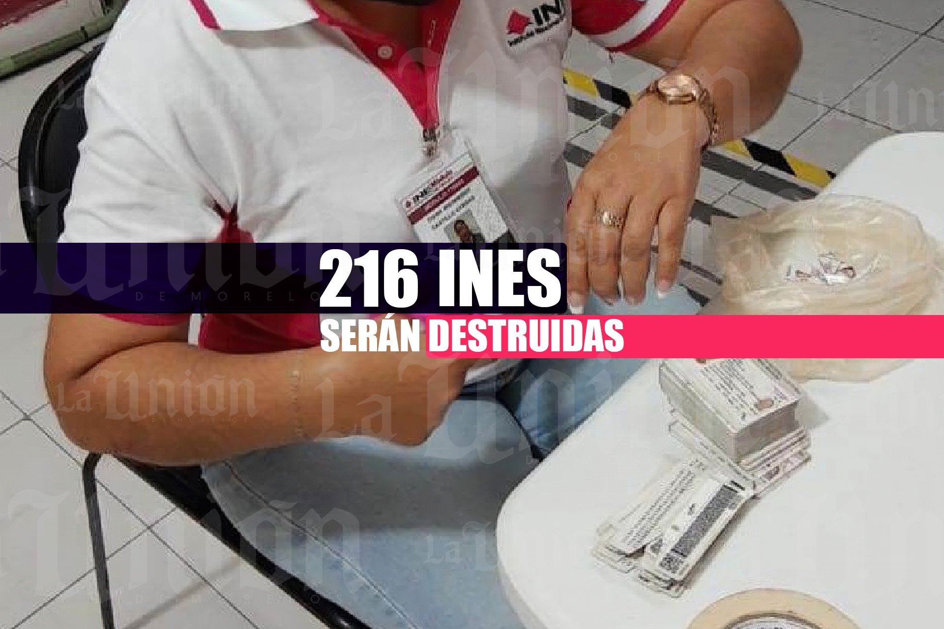 Se quedan sin recoger 216 credenciales para votar