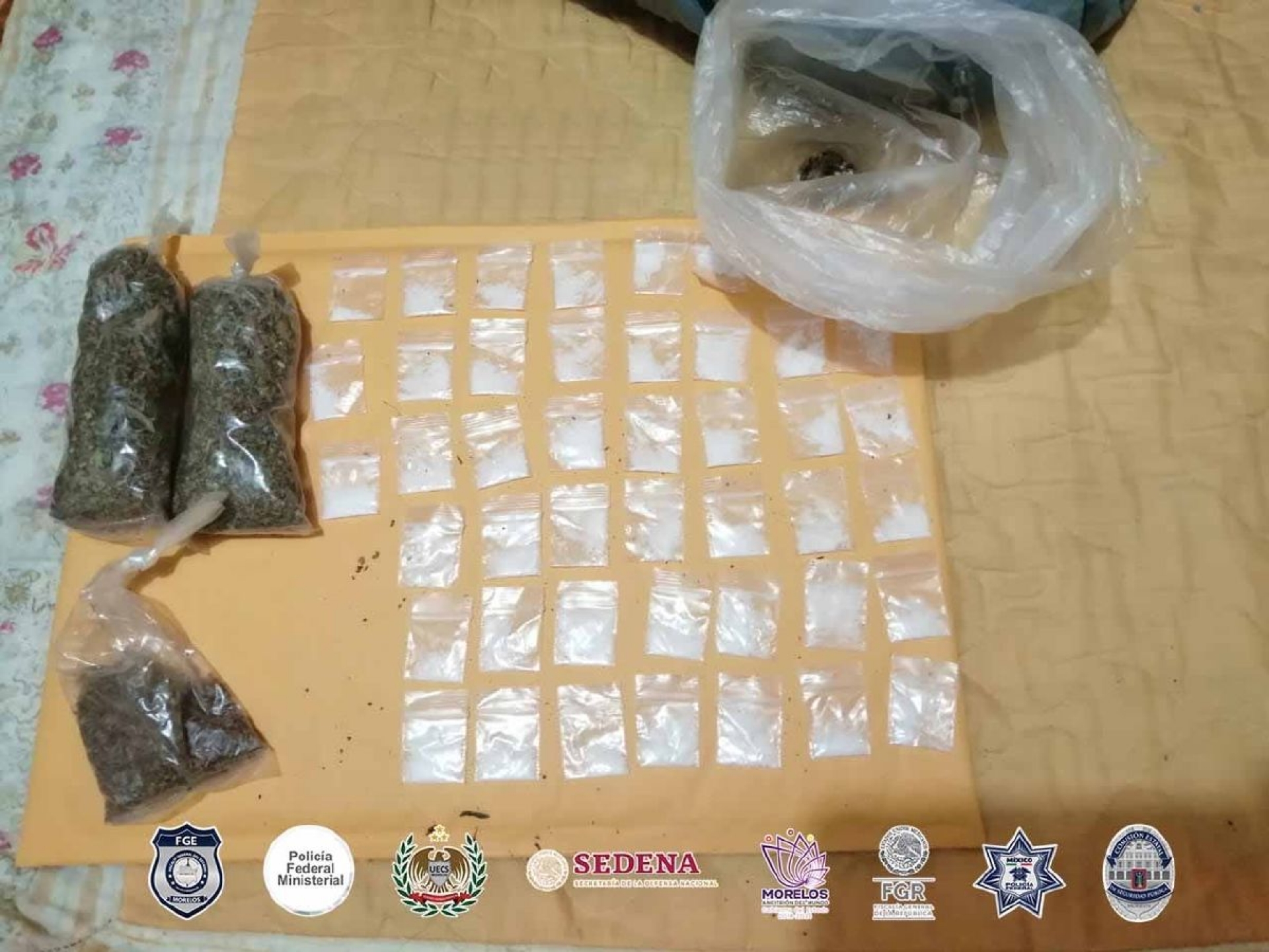 Hallan droga en una casa ubicada en Jojutla