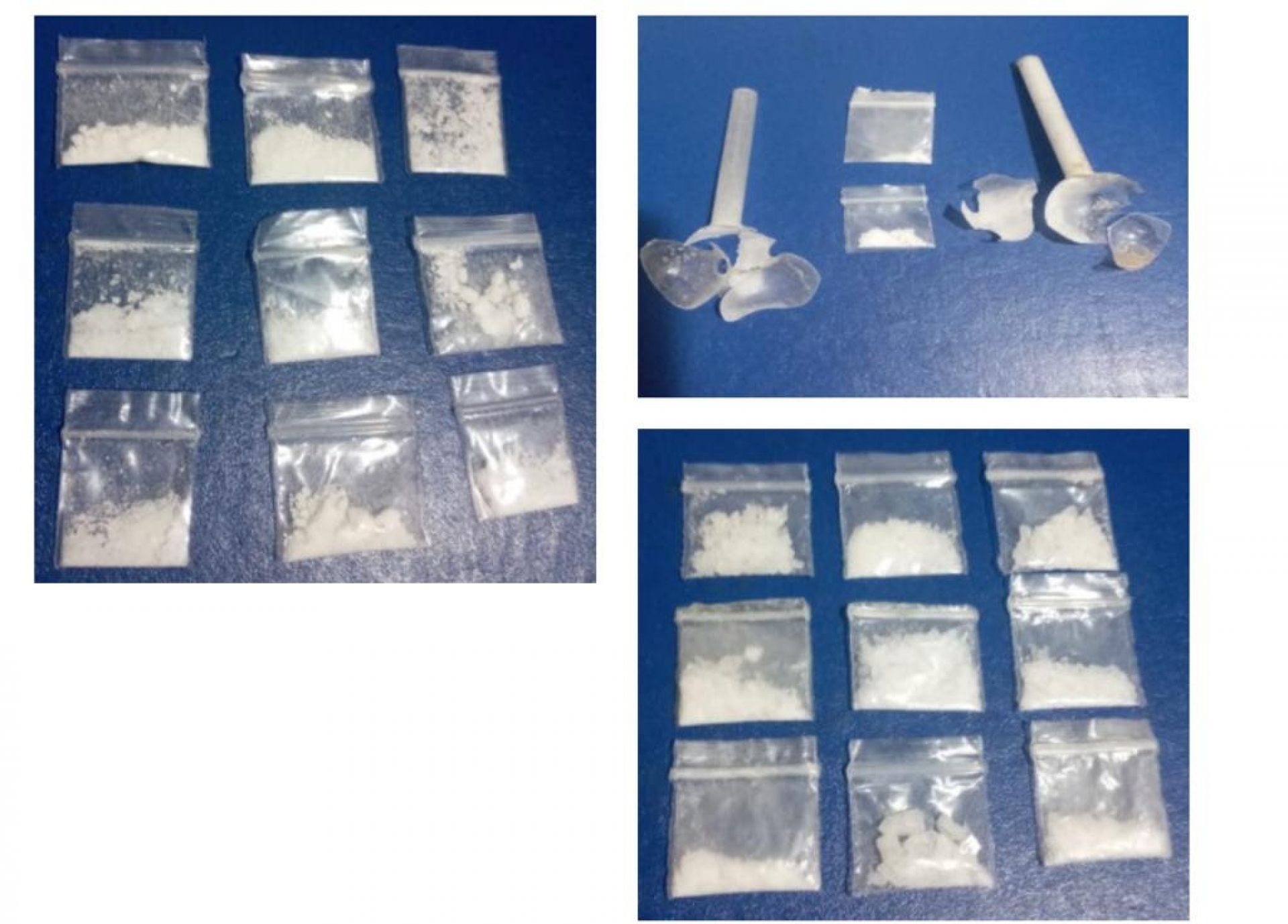 Arrestan a pareja en posesión de “cristal” y cocaína