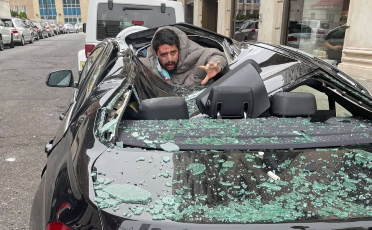 Hombre se lanza de un rascacielos y sobrevive