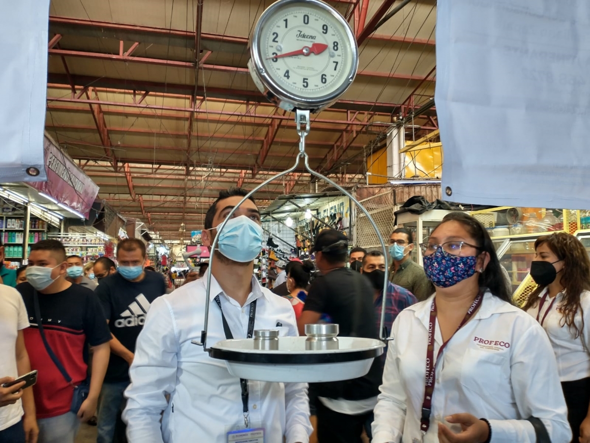 Instala Profeco báscula itinerante en mercado de Jojutla
