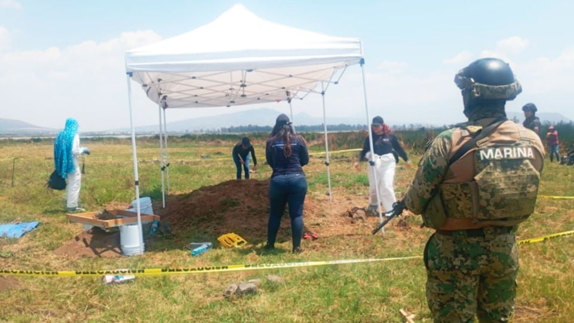 Reportan hallazgo de 219 restos humanos en límites de Tláhuac y Chalco