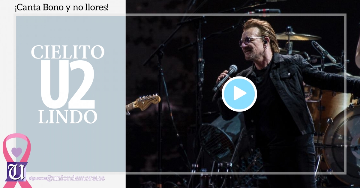 Así cantó Bono el 'Cielito lindo' en el Foro Sol