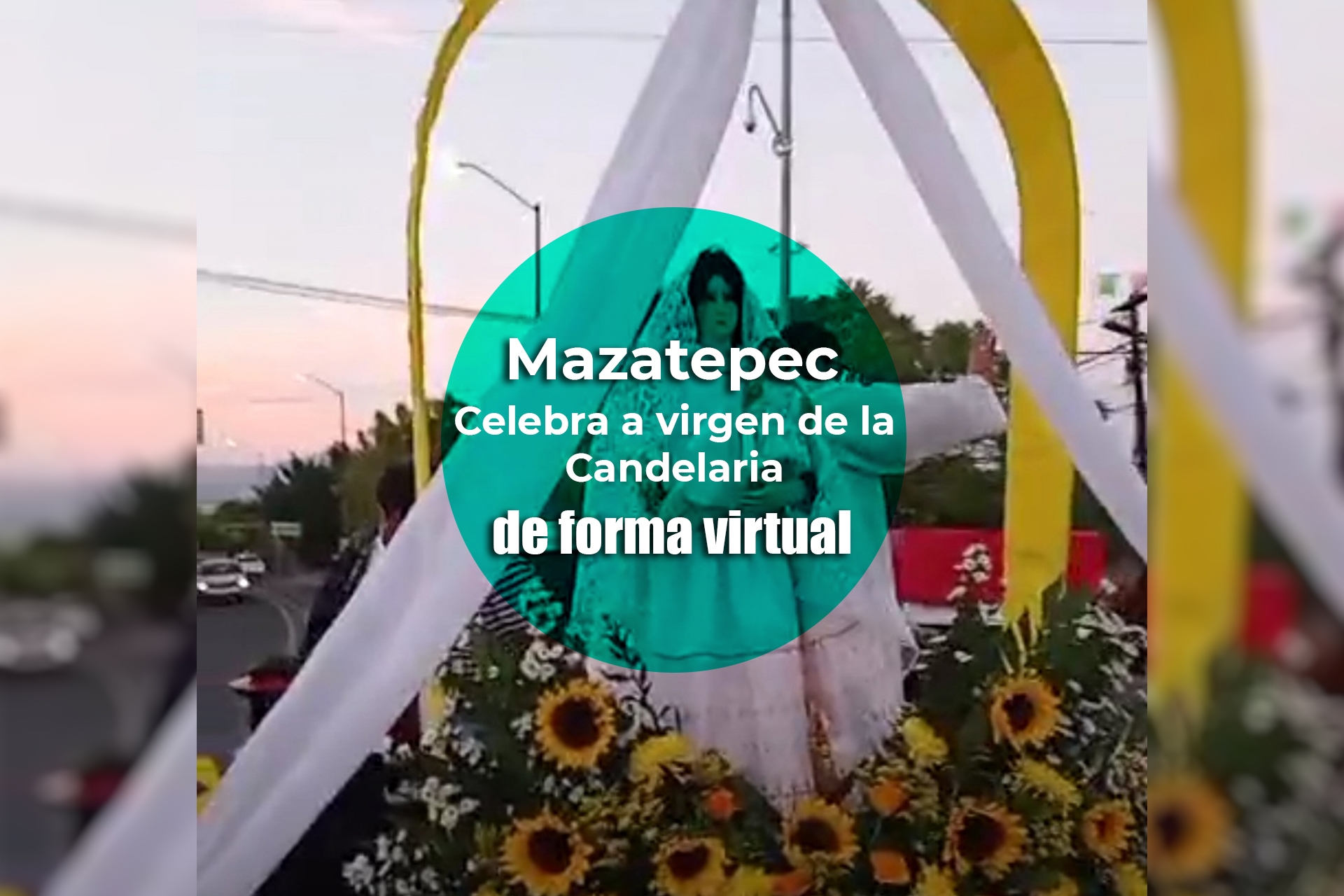 Católicos celebran a virgen de la Candelaria en Mazatepec
