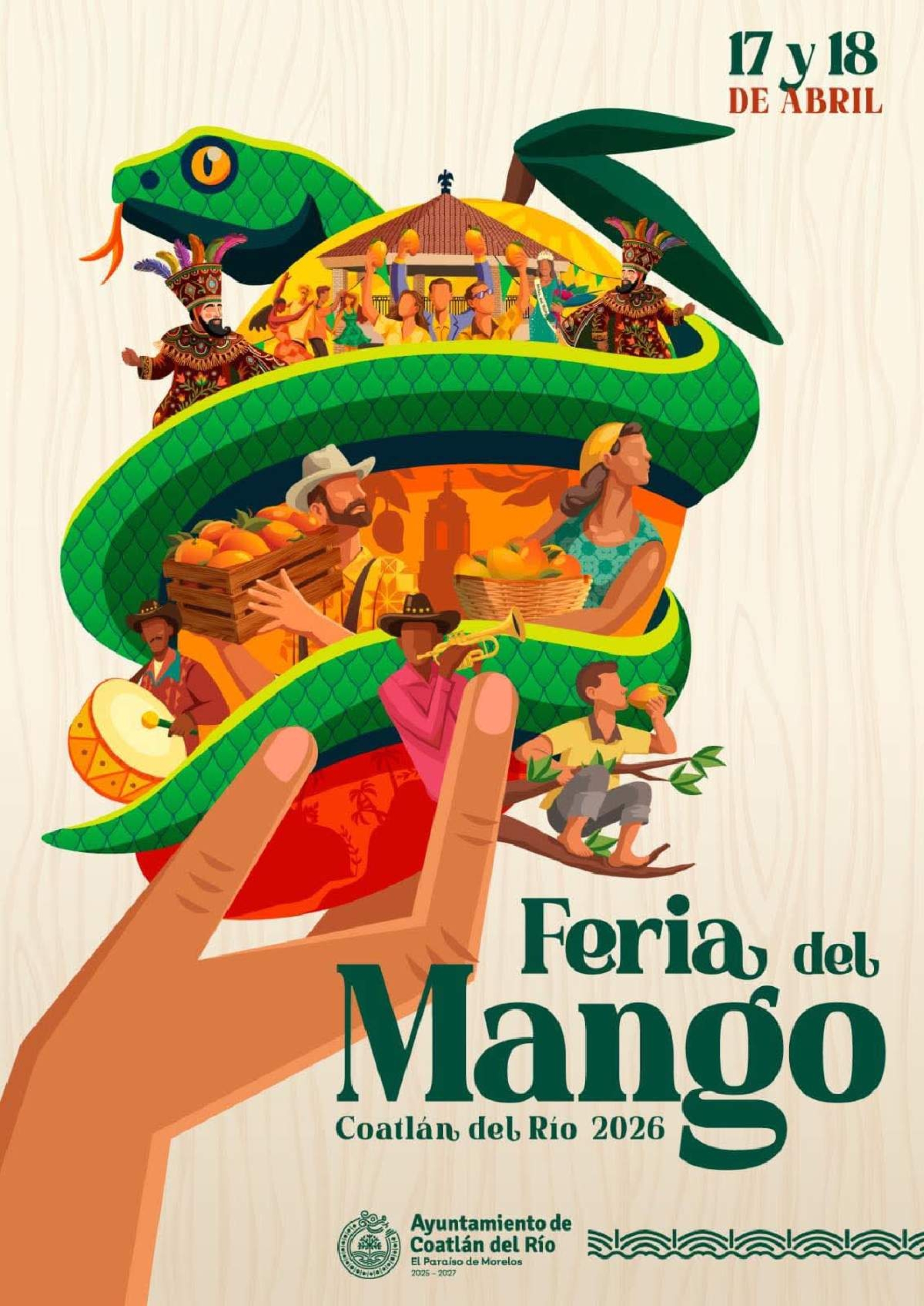 Anuncian Feria del Mango 2026 en Coatlán del Río