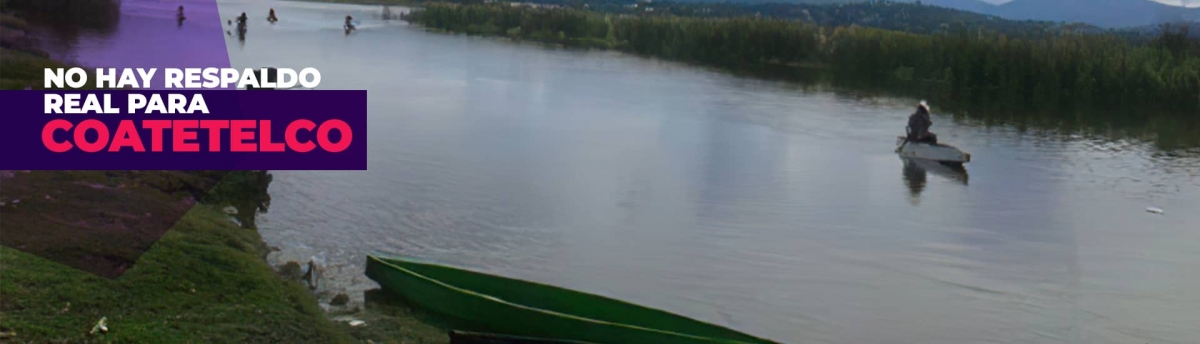 No hay apoyo real para preservar laguna de Coatetelco: pescadores