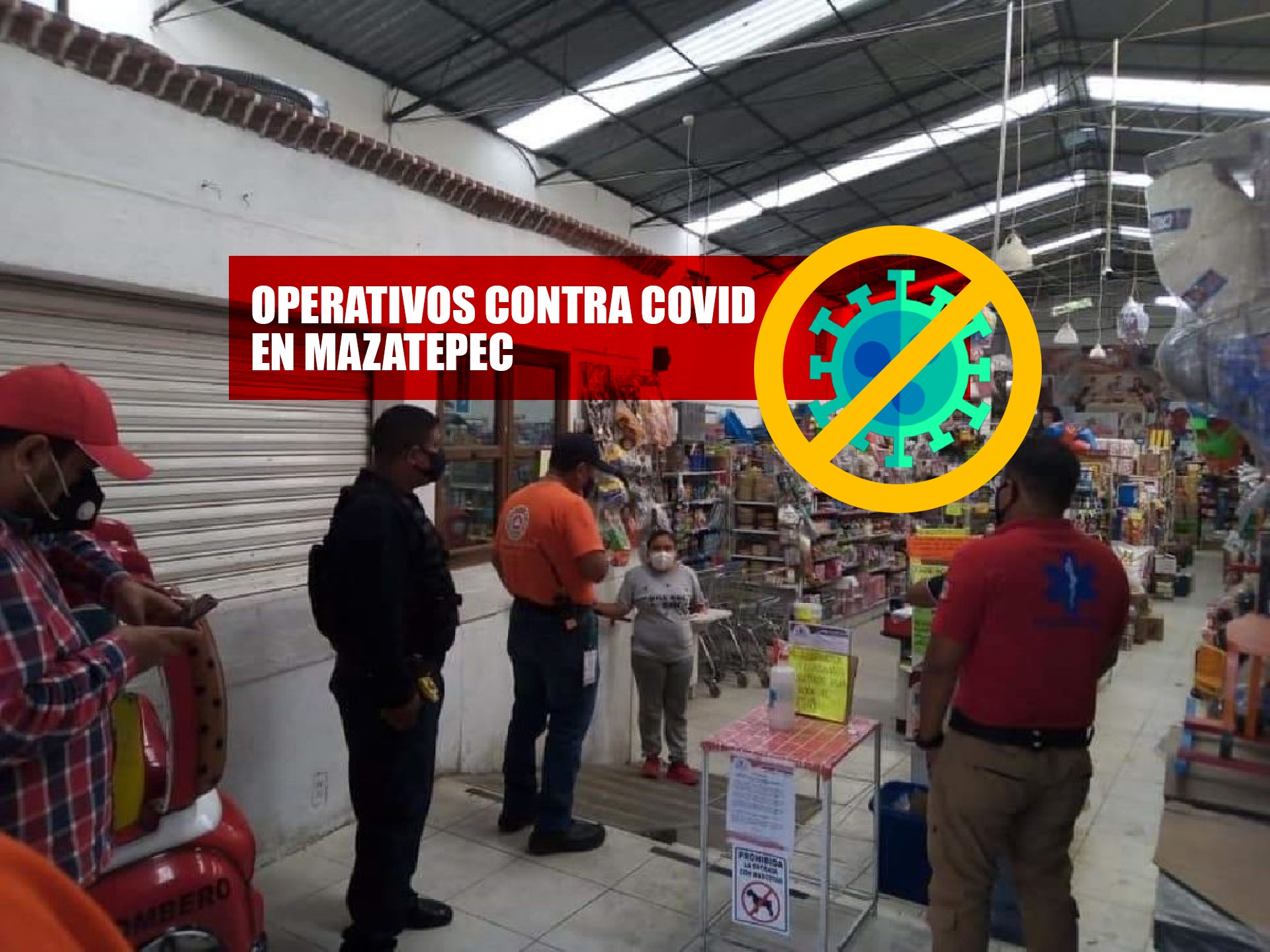 Mantiene operativos contra el covid en la zona poniente