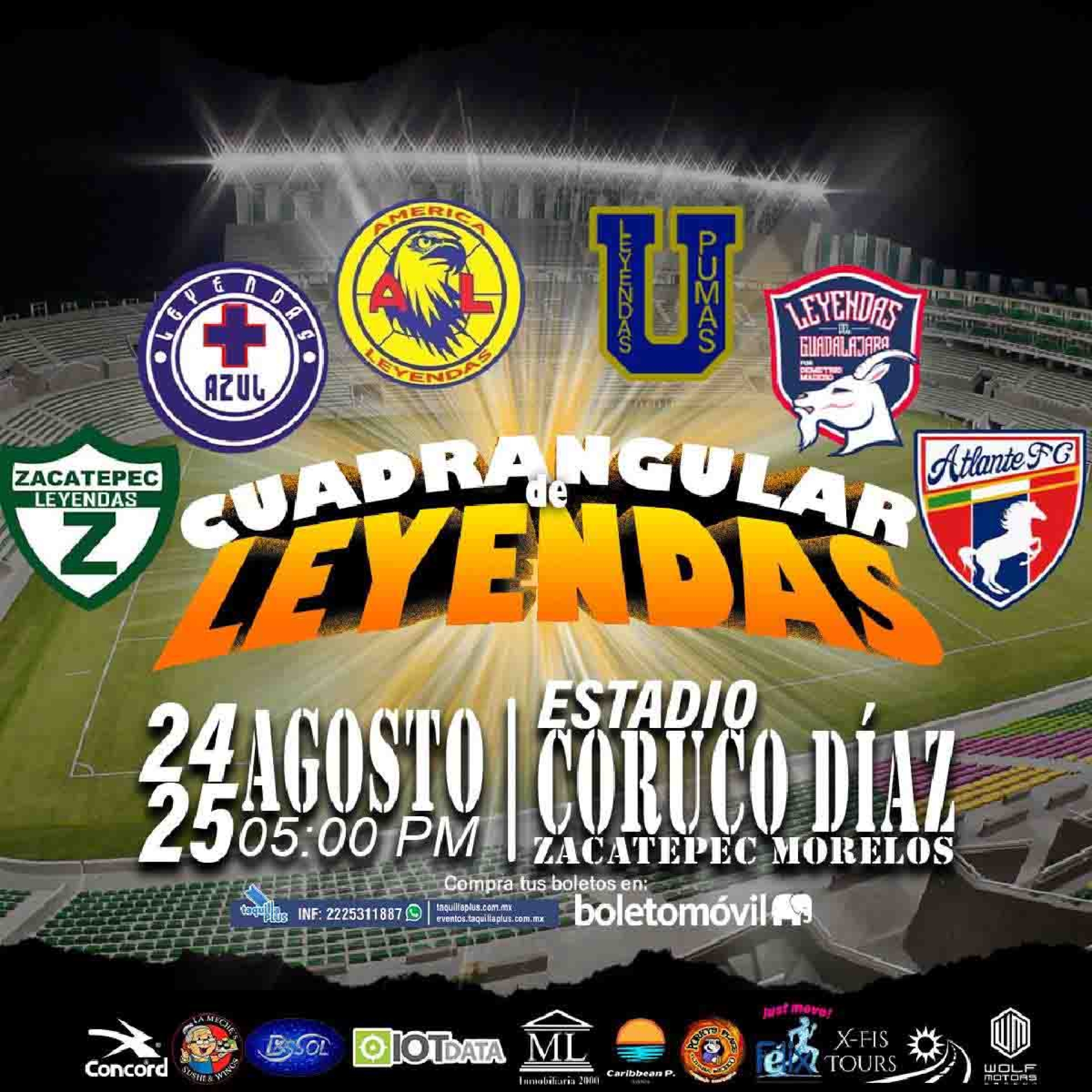 Zacatepec está listo para recibir a las leyendas del futbol mexicano